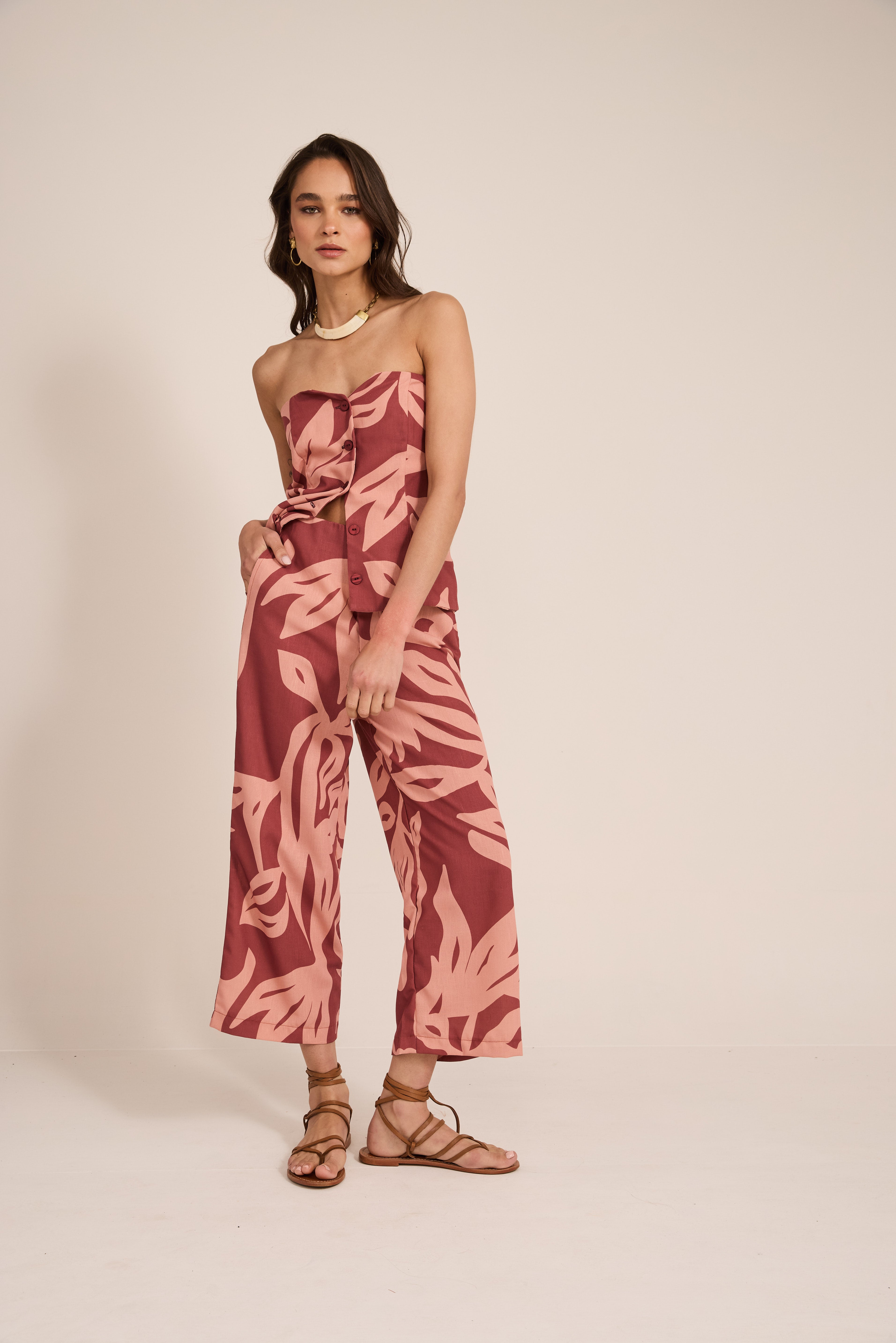 Conjunto Portofino Burdeo